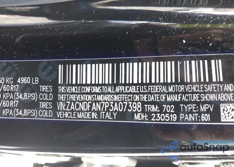 2023 Dodge Hornet Gt Awd z USA, uszkodzony, nr VIN ZACNDFAN7P3A07398